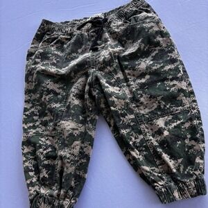 Respect Original Design Men's Camo Jogger‎ Shorts Size 34 Cropped Drawstring